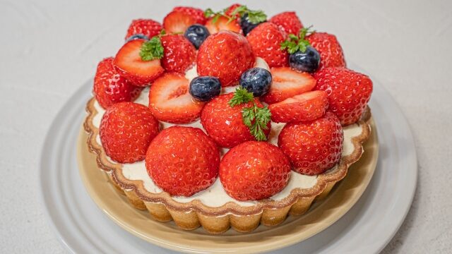 誕生日ケーキの代わりにフルーツ